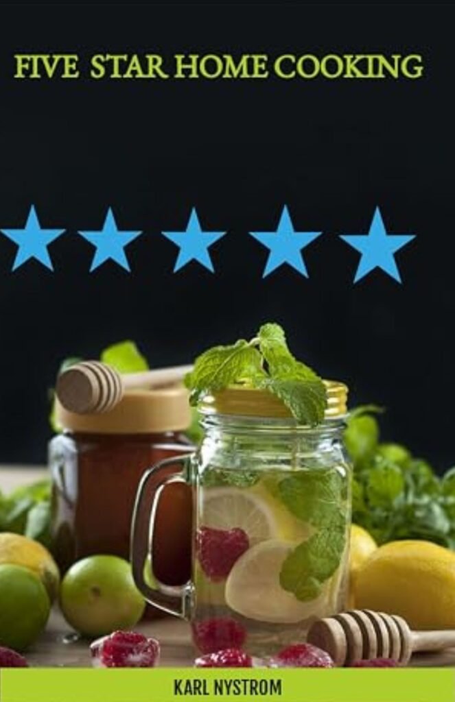 Five Star Home Cooking cookbook cover featuring recipes and home cooking inspiration for delicious homemade meals