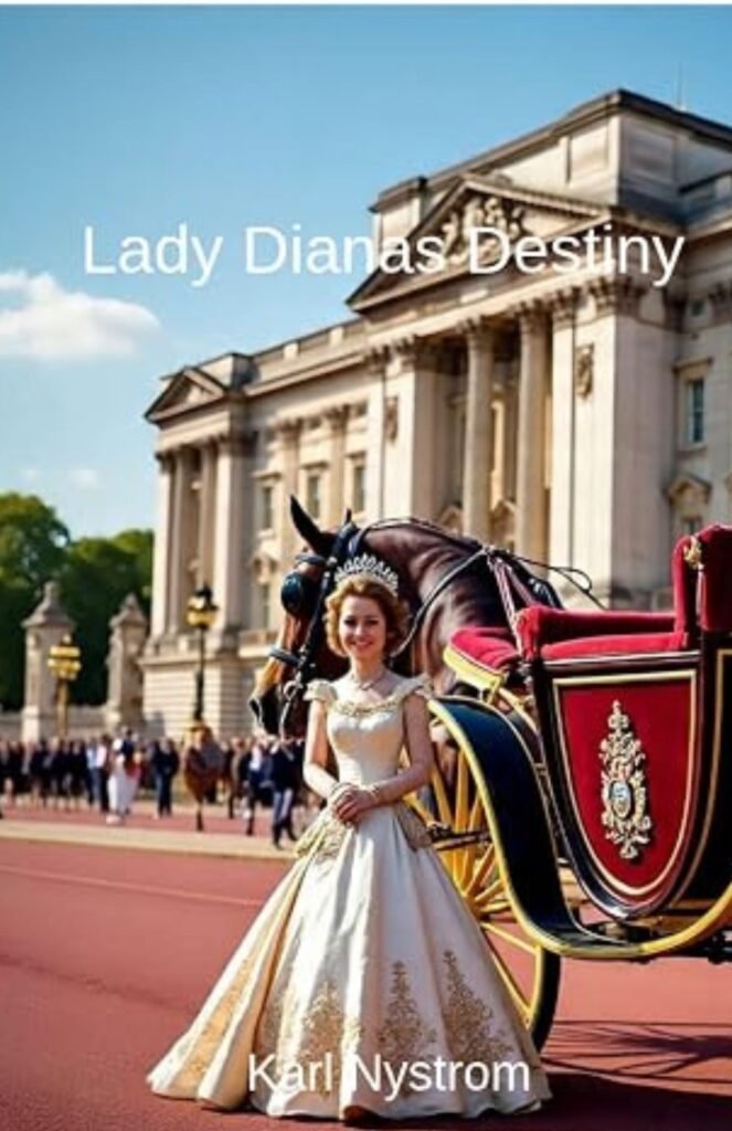 Lady Diana's Destiny book cover by Karl Nystrom exploring the life, legacy, and story of Lady Diana.