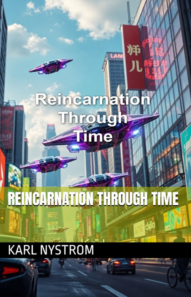 Reincarnation Through Time Book Cover by Karl Nystrom