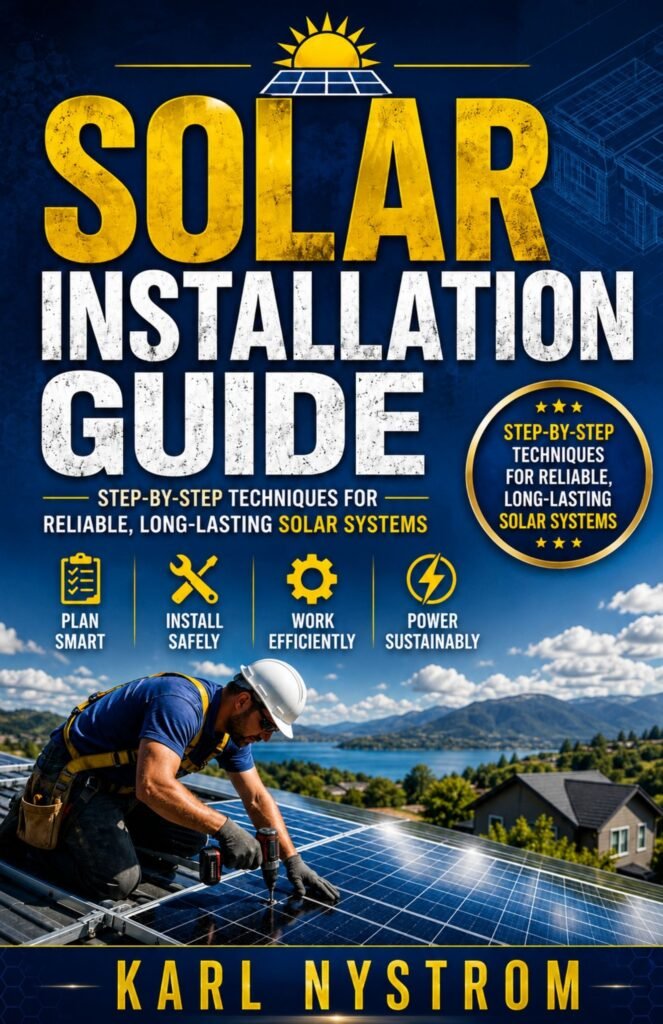 Solar Installation Guide book cover by Karl Nystrom