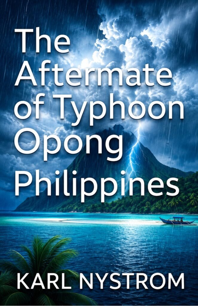 The Aftermath of Typhoon Opong Philippines book cover about the impact and recovery following a major typhoon