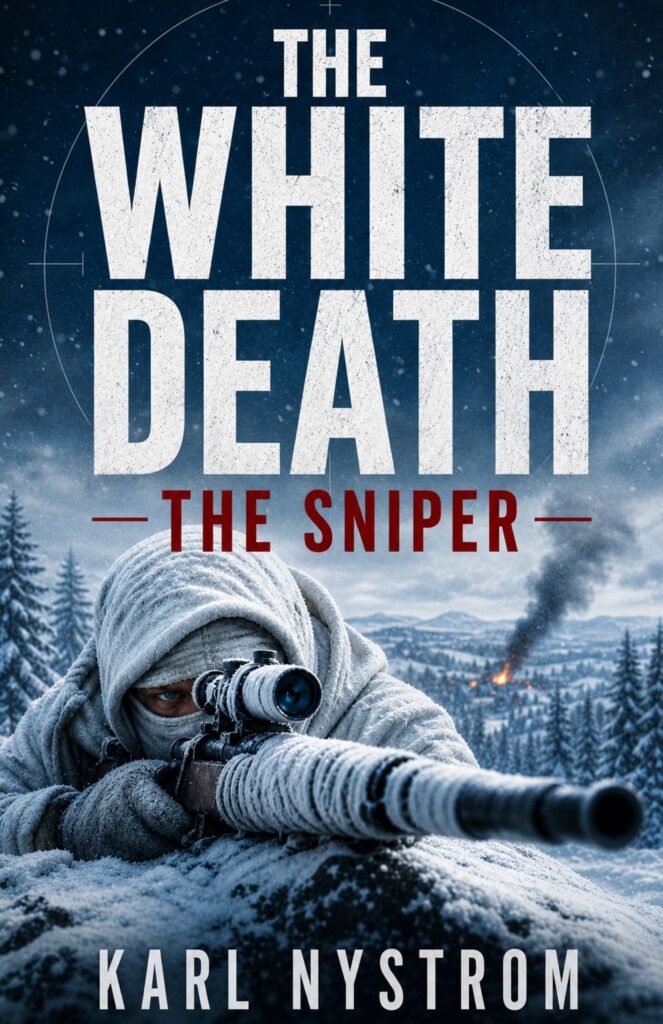 The White Death: The Sniper by Karl Nystrom | Military Thriller Book Cover