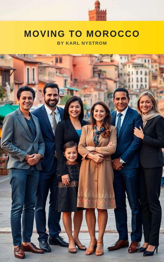 Moving to Morocco book cover – complete relocation and expat guide by Karl Nystrom